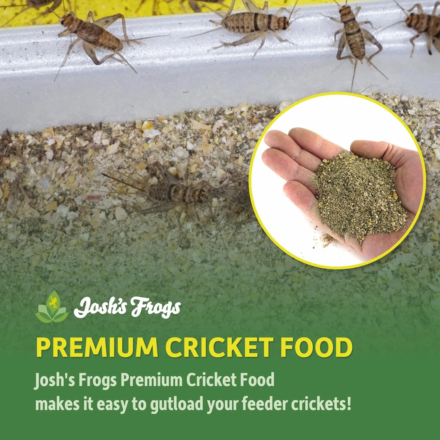 Josh's Frogs Premium Cricket Cuisine Cricket Gutloading Food (24 oz)