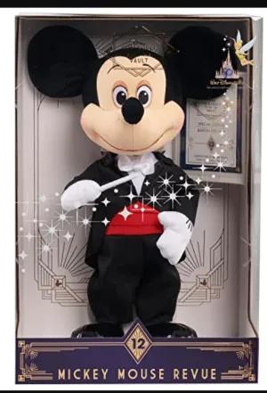 Just Play Disney Treasures From the Vault, Limited Edition Mickey Mouse Revue Plushie, Officially Licensed Kids Toys for Ages 3 Up, Amazon Exclusive