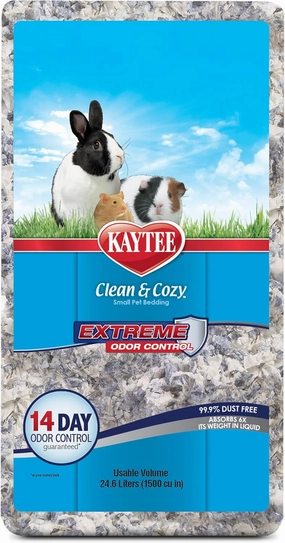 Kaytee Clean & Cozy Extreme Odor Control Bedding, Made for Small Animals, 24.6 Liters