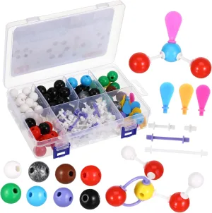 Kisangel 1Set Molecular Structure Model Organic Chemistry Education Tool for Classroom Home Decor Science Learning Kit with Easy Assembly and Convenient Storage Box