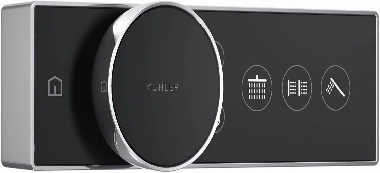 KOHLER 28214-CP Anthem Shower Digital Control for Personalized Shower Experience with Eco-Mode & Adjustable Dial, Polished Chrome