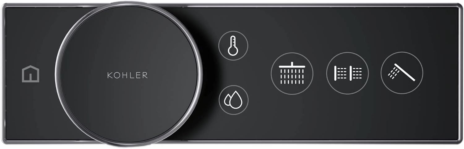 KOHLER 28214-CP Anthem Shower Digital Control for Personalized Shower Experience with Eco-Mode & Adjustable Dial, Polished Chrome
