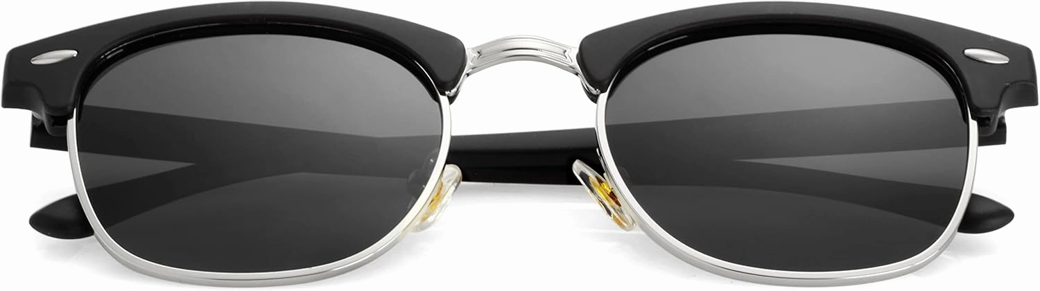 Kursan Classic Semi Rimless Polarized Sunglasses for Men Women Sports Sun Glasses