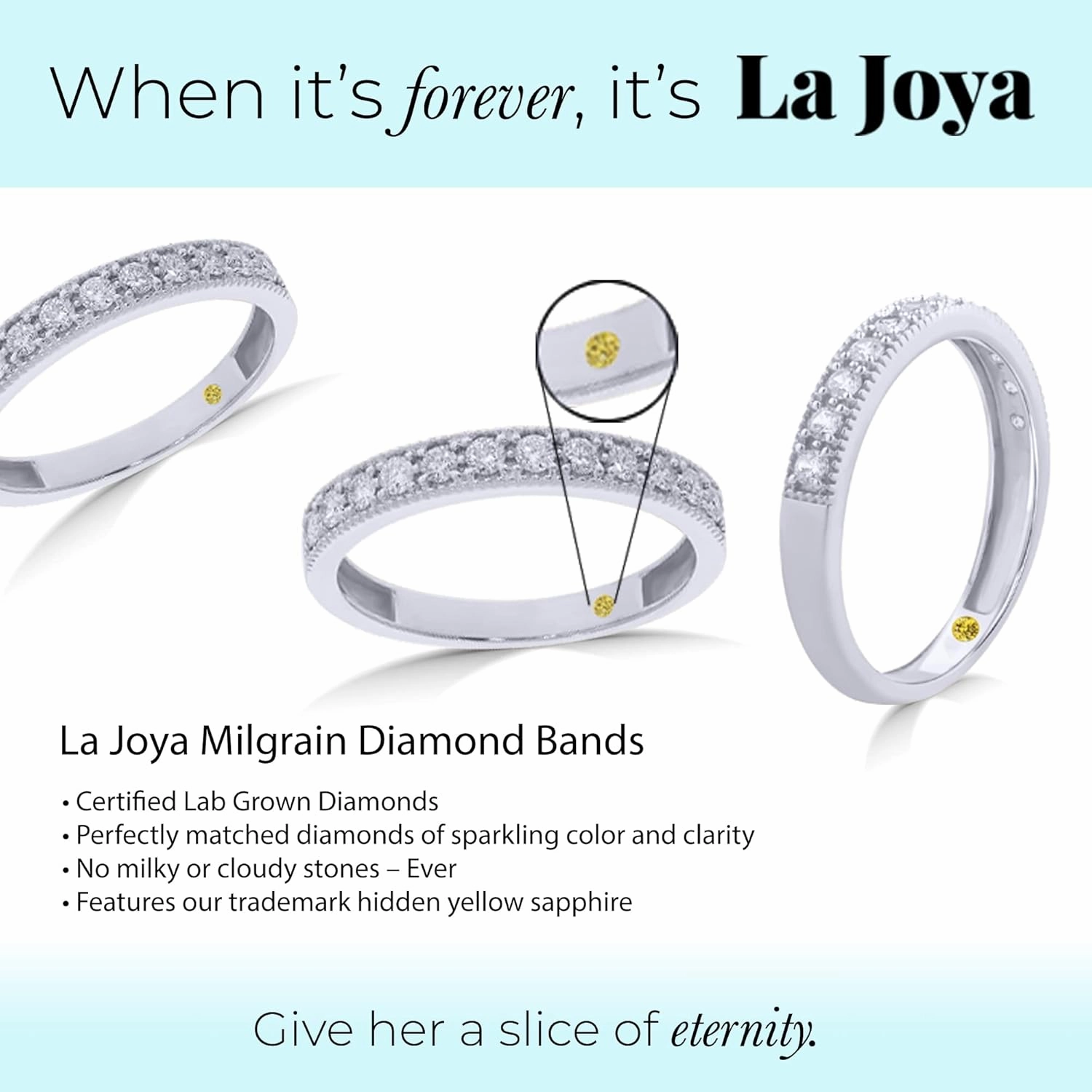 Lab Grown Diamond Wedding Bands for Women | 10K Yellow, White and Rose Gold Certified 1/10-1/2 Carat Milgrain Diamond Anniversary Bands, Promise Rings and Stackable Bands