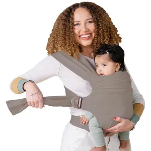 Lalabu The Simple Wrap Baby Wraps Carrier - Stylish Baby Sling Carrier for Newborns & Toddlers 13-28 lbs. Safety Tested, Easy-to-Use, Ergonomic, & Comfortable - Driftwood