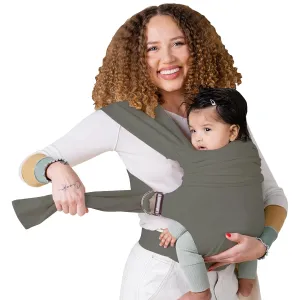 Lalabu The Simple Wrap Baby Wraps Carrier - Stylish Baby Sling Carrier for Newborns & Toddlers 13-28 lbs. Safety Tested, Easy-to-Use, Ergonomic, & Comfortable - Fern