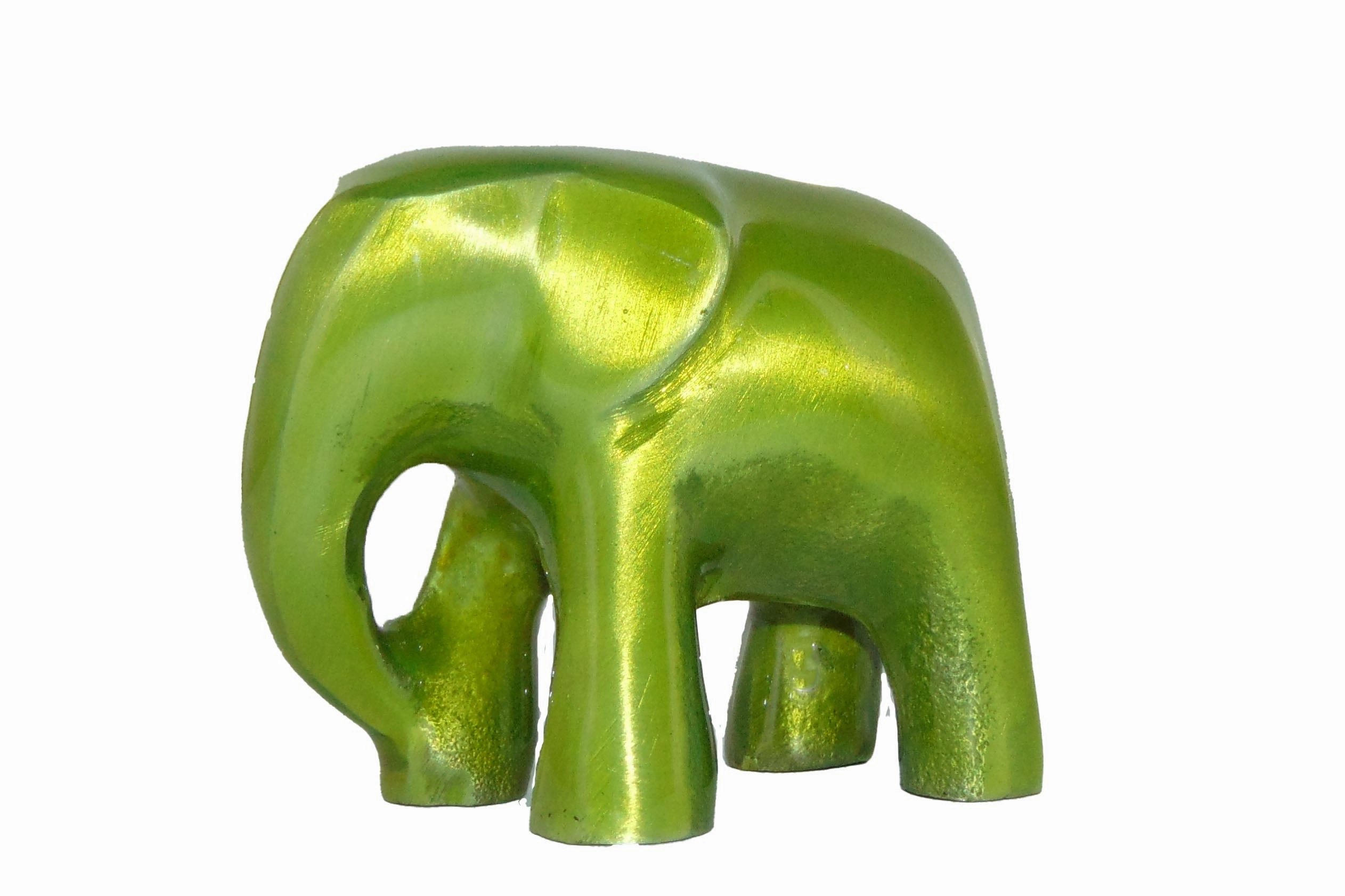 Large Recycled Aluminium Elephant
