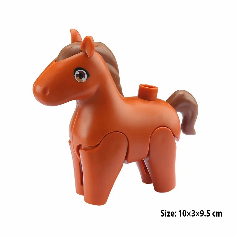 Large Zoo Animals Soft Gum Blocks