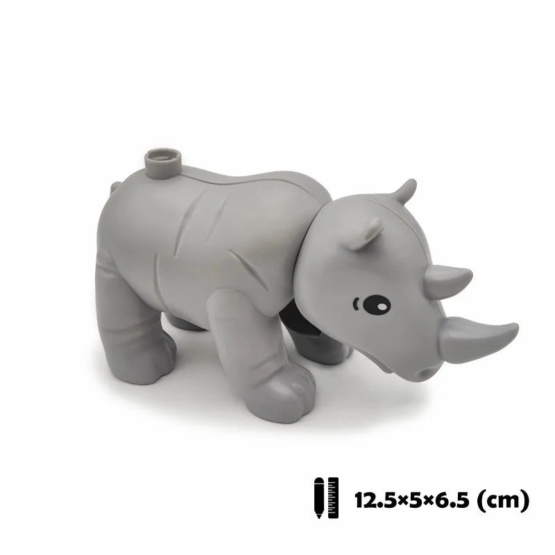 Large Zoo Animals Soft Gum Blocks