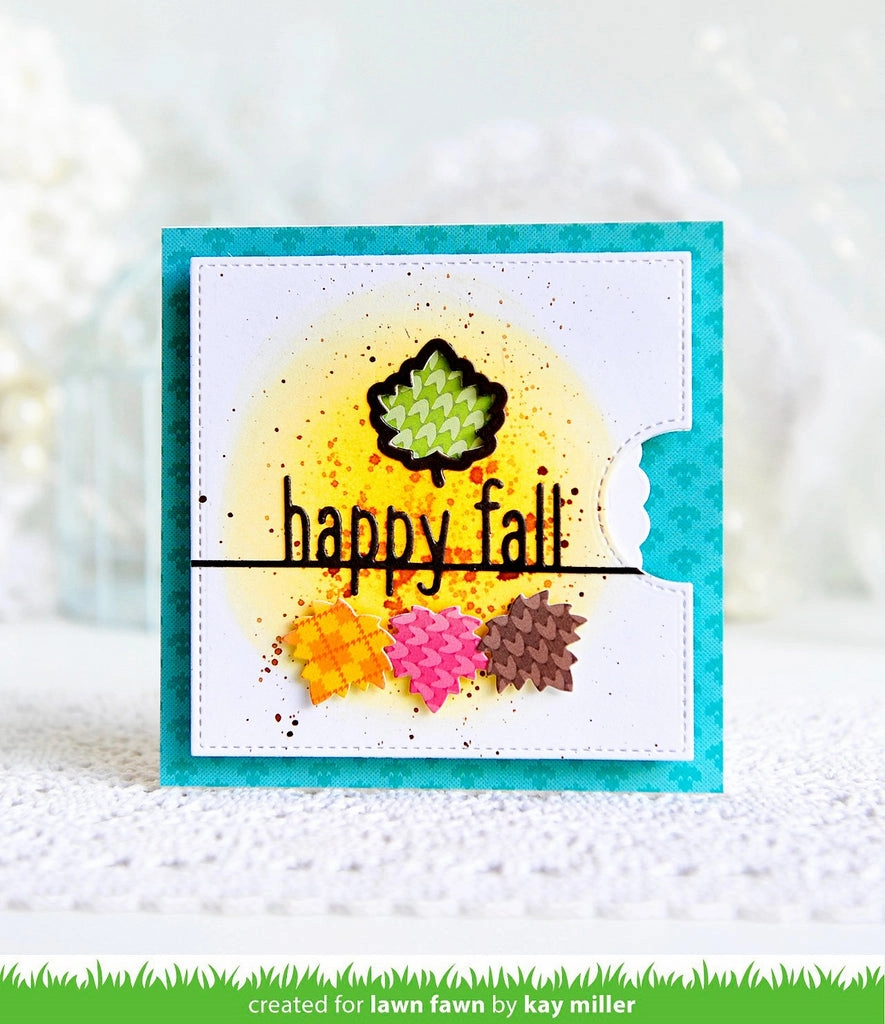Lawn Fawn - Happy Fall Line Border