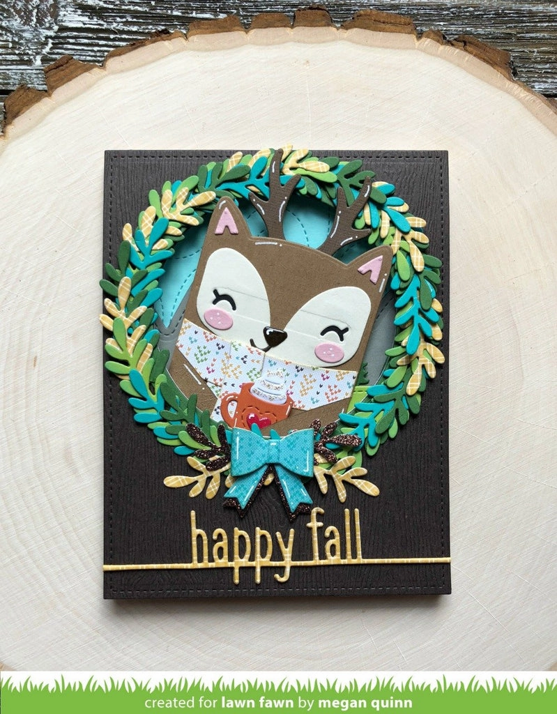 Lawn Fawn - Happy Fall Line Border