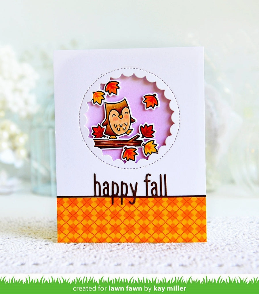 Lawn Fawn - Happy Fall Line Border