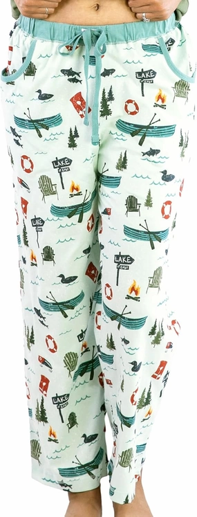 Lazy One Pajamas for Women, Cute Ocean Pajama Pants and Top Separates