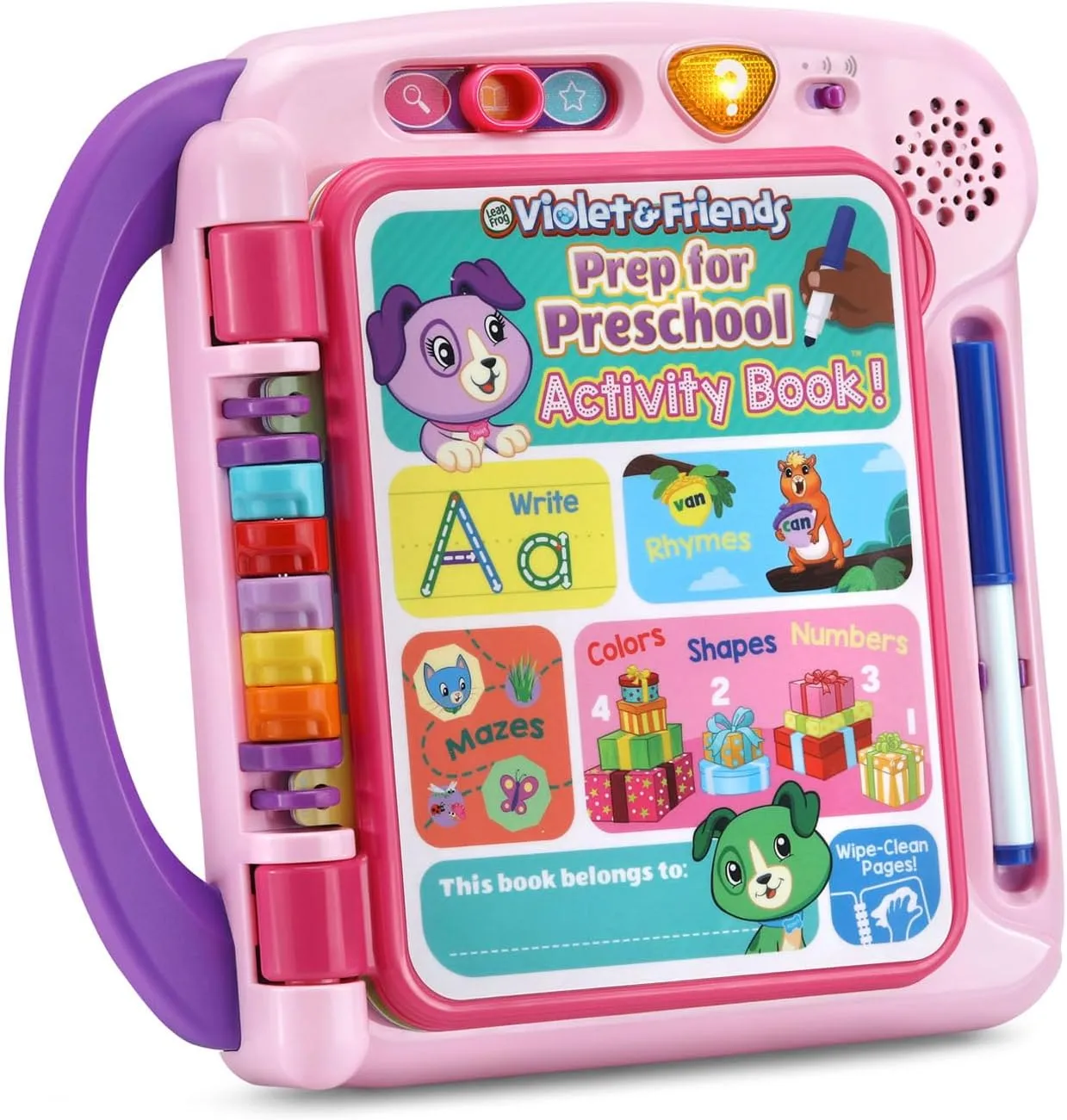 LeapFrog Violet and Friends Prep for Preschool Activity Book, Pink