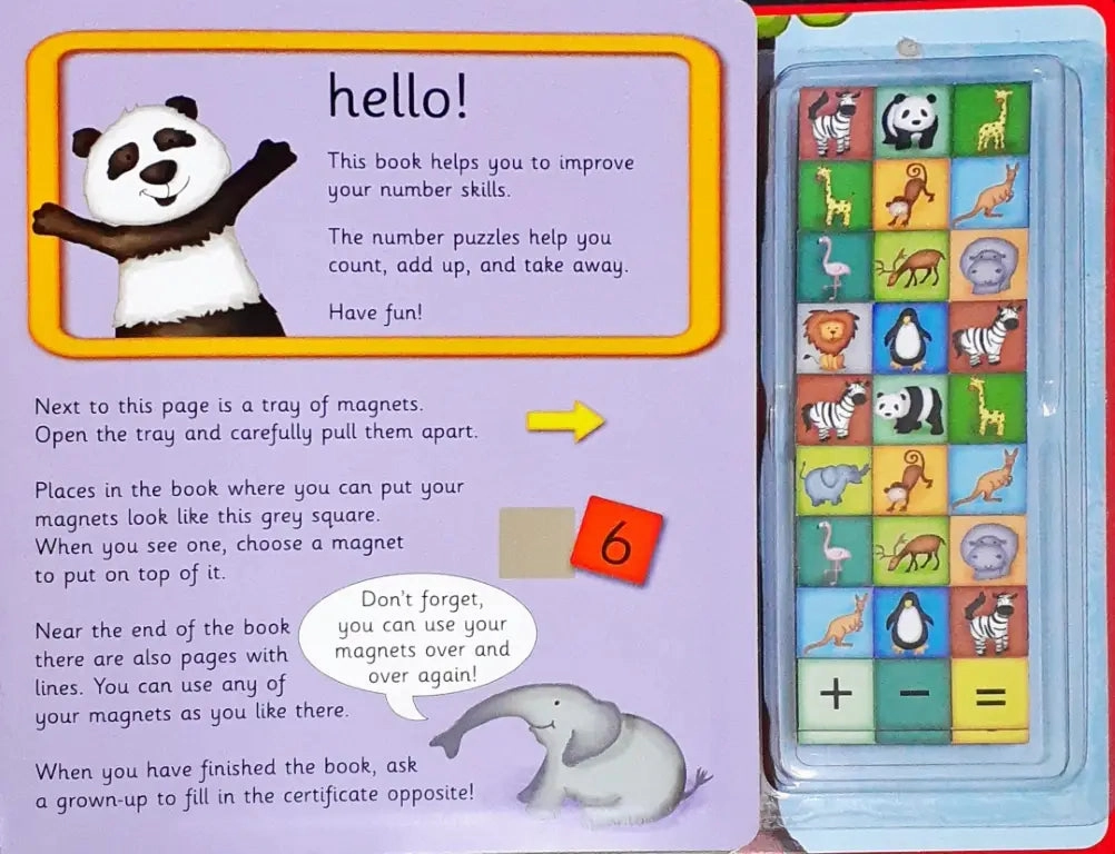 Learn to Count Magnetic Book