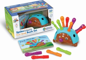 Learning Resources Spike The Fine Motor Hedgehog First Words Book Set