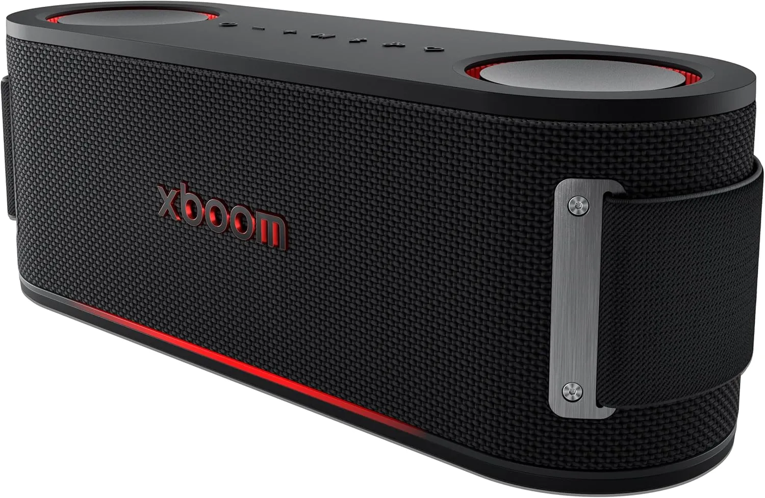 LG xboom Bounce Core by will.i.am, xboom Signature Sound, Portable Bluetooth Speaker, IP67 Dust and Water Resistant, up to 29 Hours of Playback, MIL-STD 810H Durability, Adjustable Carrying Strap