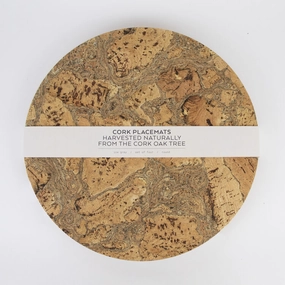 Liga Natural Cork Placemats Set of 4