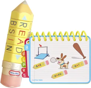 Little Tikes® Learn & Play™ 100 Words Spell & Spin Pencil, Letters, Spelling, Vocabulary, Phonetics, Alphabet, Sounds, Learning, Gift & Toy for Girls Boys Ages 3, 4, 5 Years Old