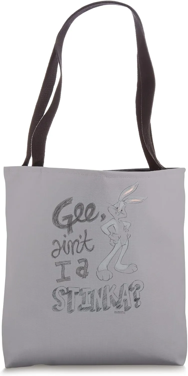 Looney Tunes Bugs Bunny Laughing Ain't I a Stinka? Tote Bag