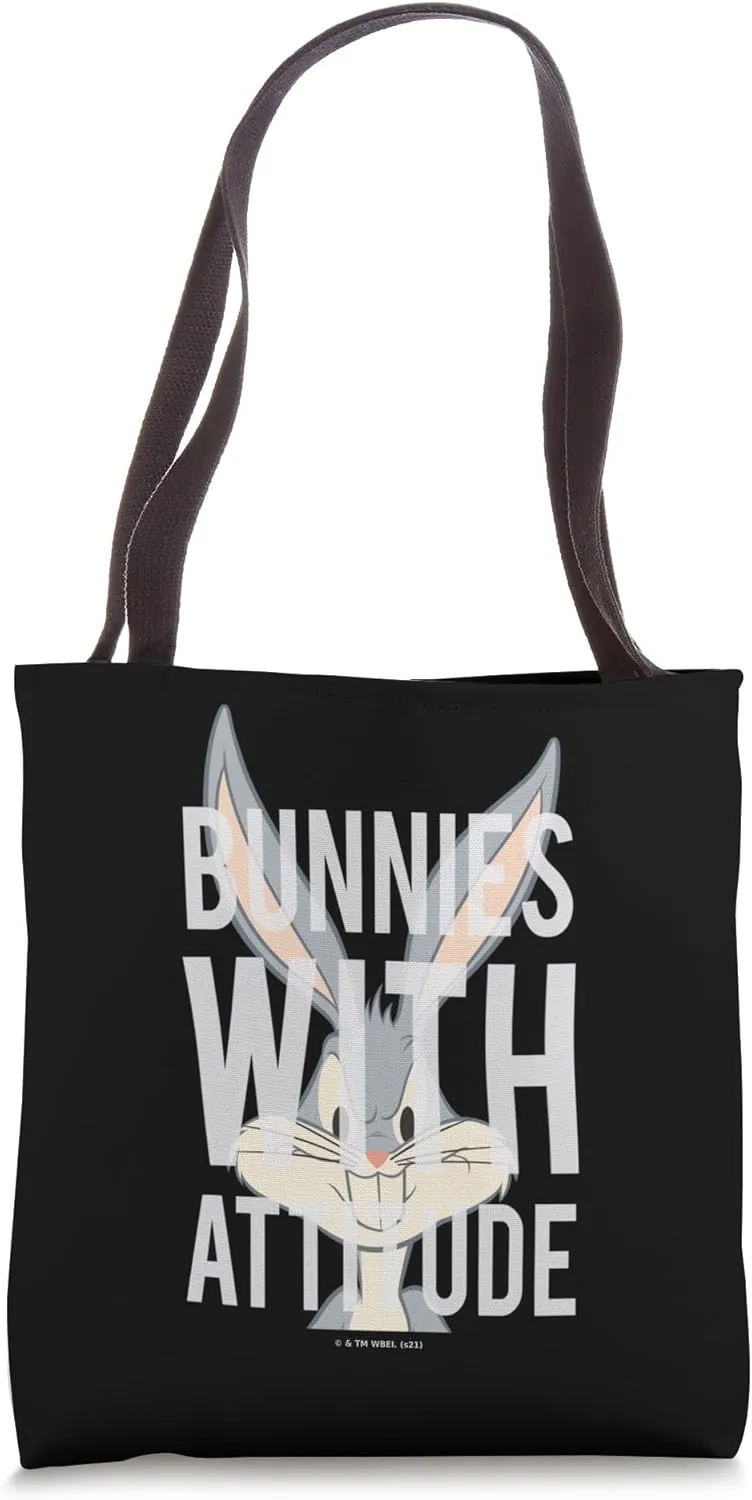 Looney Tunes Bugs Bunny With Attitude Tote Bag