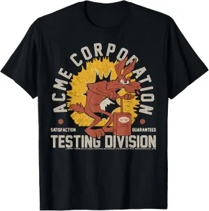 Looney Tunes Wile E. Coyote Acme Corporation Testing T-Shirt