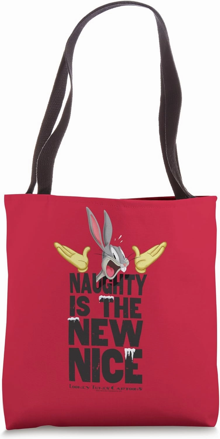 Looney Tunes Bugs Bunny Naughty Christmas Tote Bag