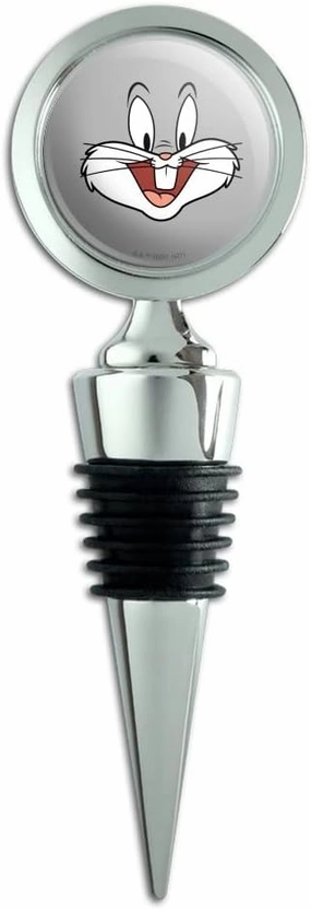 Looney Tunes Bugs Face Wine Bottle Stopper