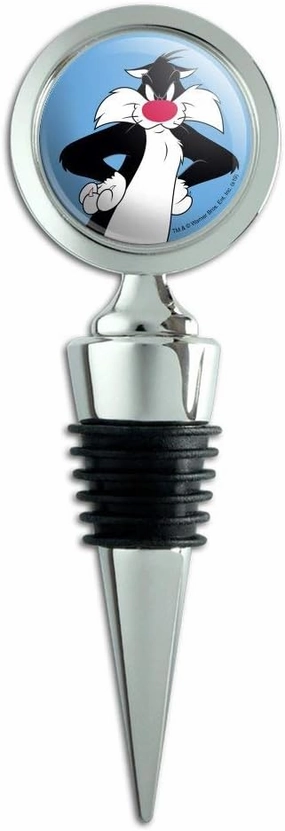 Looney Tunes Sylvester Wine Bottle Stopper