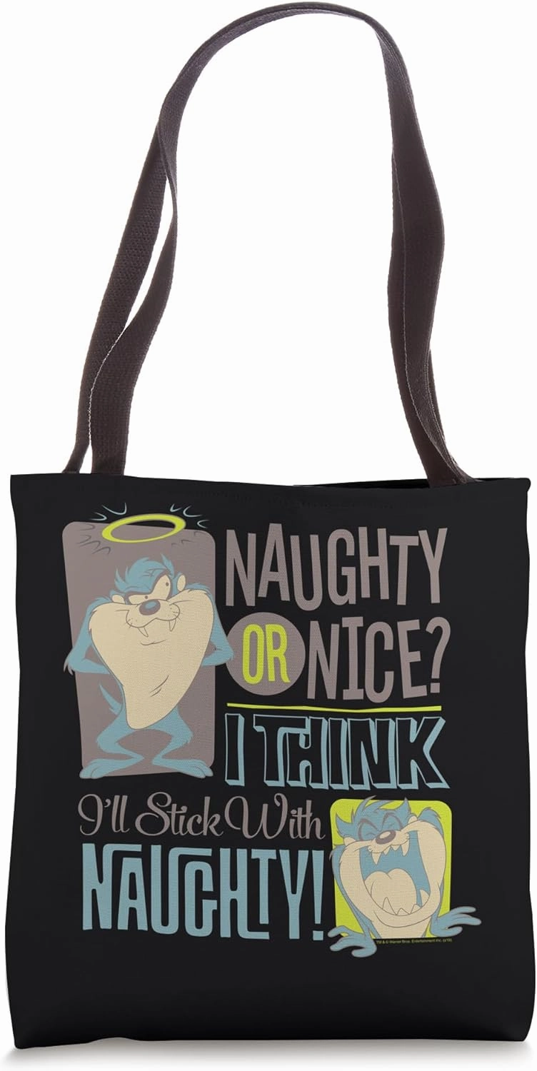 Looney Tunes Taz Naughty! Tote Bag