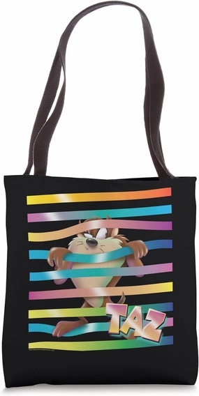 Looney Tunes Taz Stripes Tote Bag