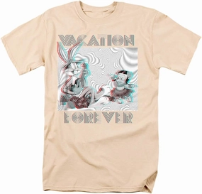 Looney Tunes Vacation Forever Unisex Adult T Shirt for Men and Woman