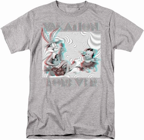 Looney Tunes Vacation Forever Unisex Adult T Shirt for Men and Woman