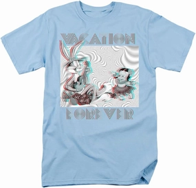 Looney Tunes Vacation Forever Unisex Adult T Shirt for Men and Woman