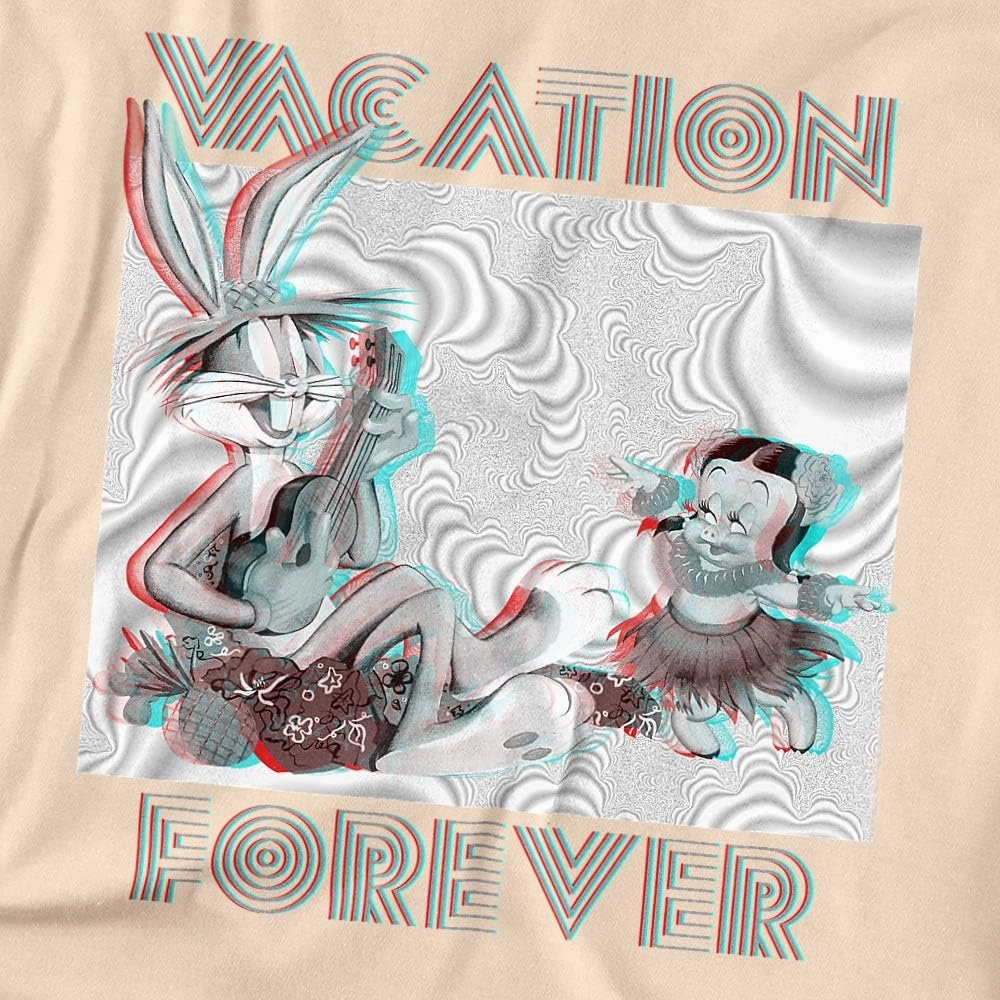 Looney Tunes Vacation Forever Unisex Adult T Shirt for Men and Woman