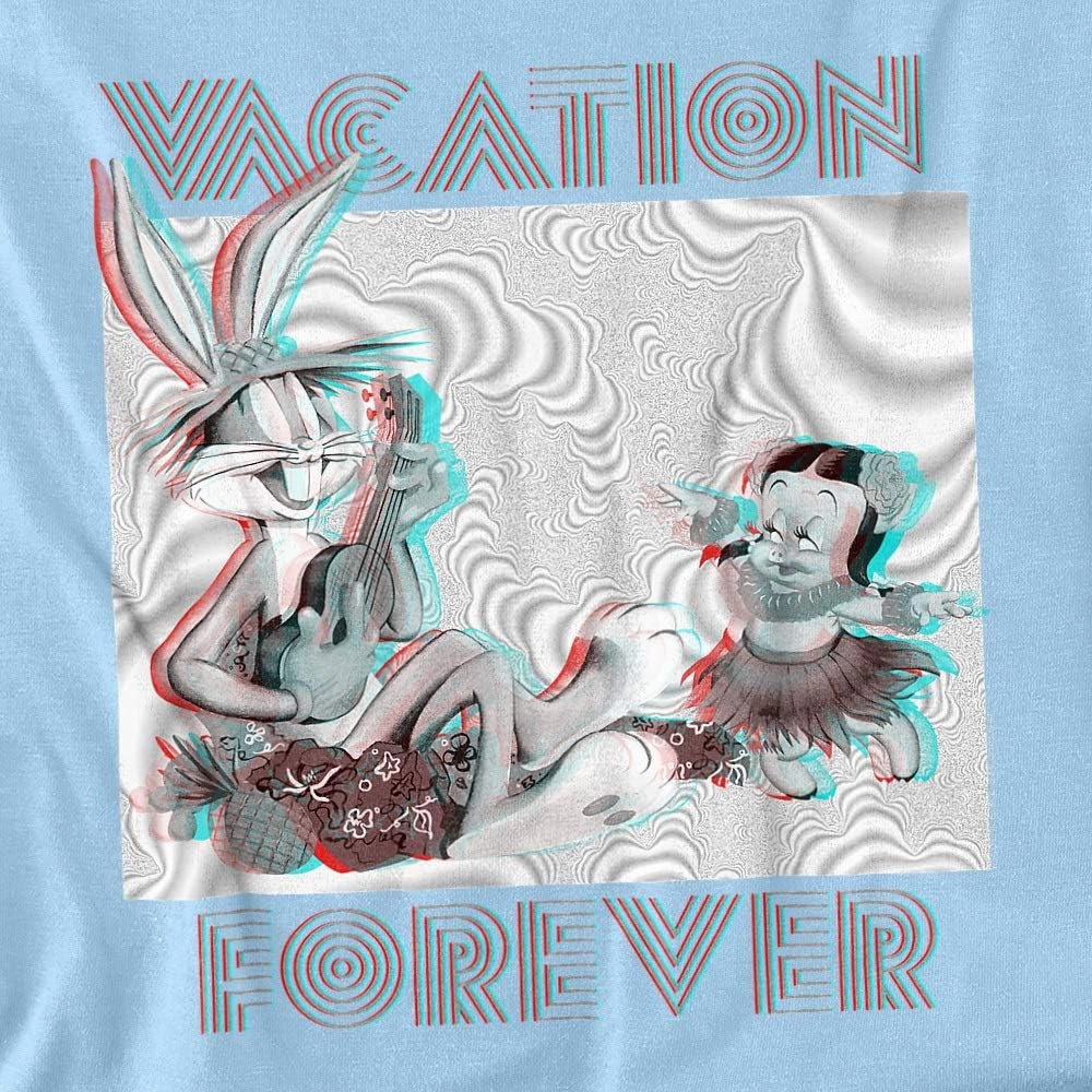Looney Tunes Vacation Forever Unisex Adult T Shirt for Men and Woman