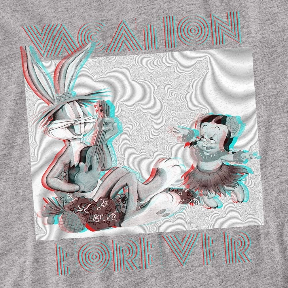 Looney Tunes Vacation Forever Unisex Adult T Shirt for Men and Woman