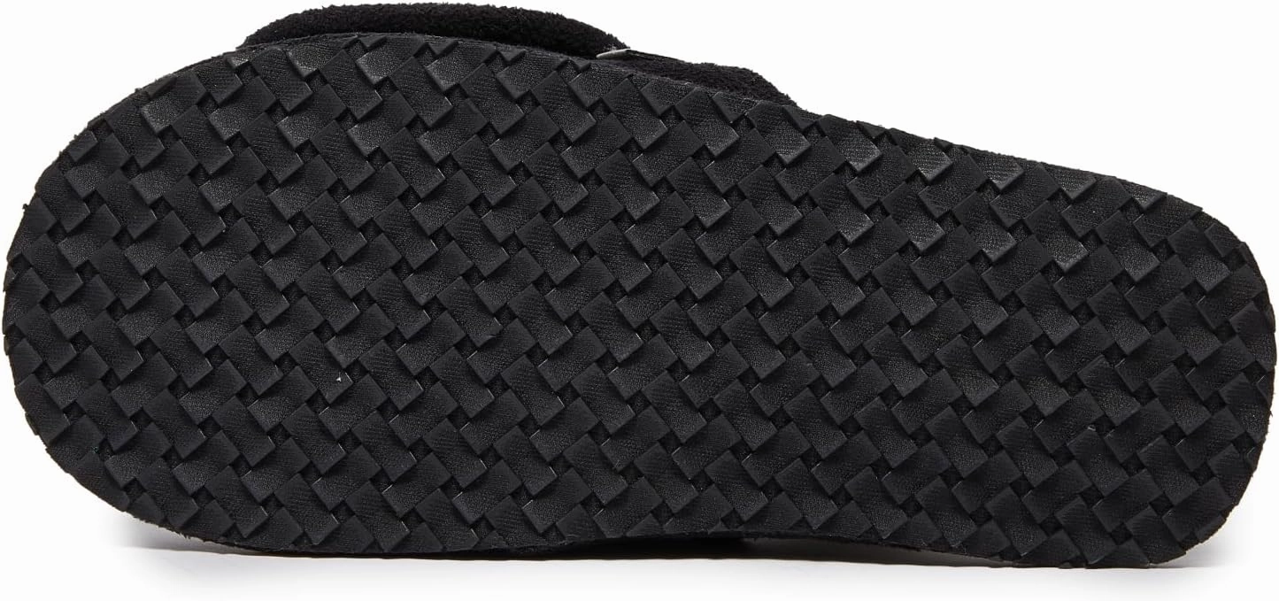 Lucky Brand Boys Slippers - Fuzzy Non Slip Memory Foam House Slippers for Kids - Plush Soft Rubber Sole Bedroom Shoes