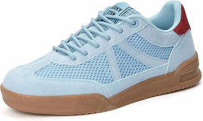 LUCKY STEP Women's Retro Fashion Sneakers Classic Mesh Gum Sole Tennis Footwear Casual Running Trainer Skate Walking Shoes
