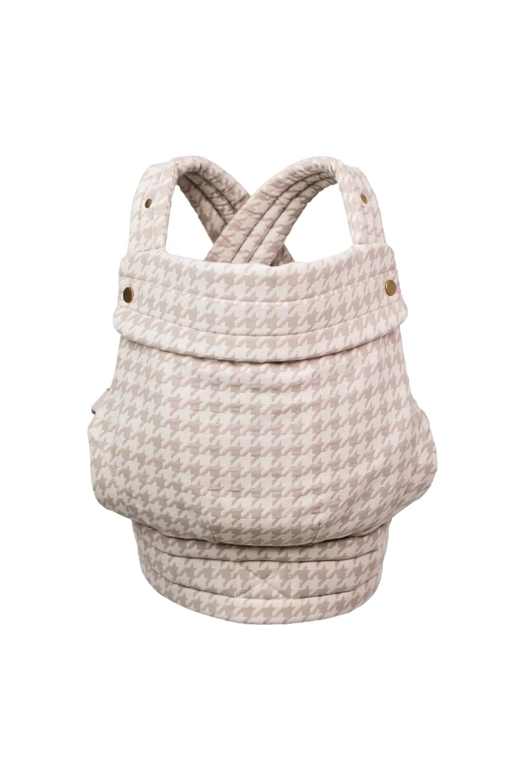 Mabē Monarch Ergonomic Baby Carrier - Premium Cotton Soft Structured Infant Carrier with Hip Healthy Design, 3 Carry Positions for Newborn to Toddler (7-35lbs), Lightweight & Breathable (Houndstooth)