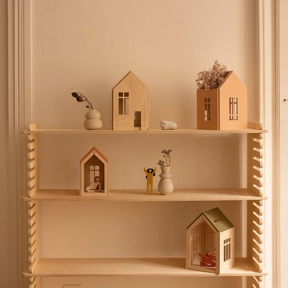 Magnetic Dollhouse - Natural, Large