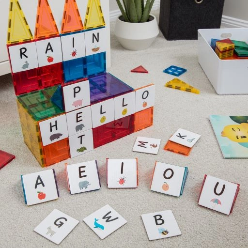 Magnetic Tile Topper - Alphabet Upper Case Pack - 40 Piece