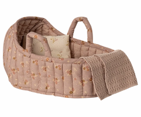 Maileg Carry cot, Large - Rose