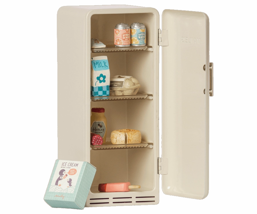 Maileg Miniature fridge - Off white