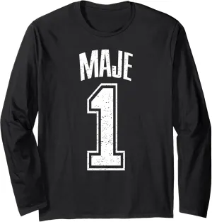 Maje Supporter Number 1 Biggest Fan Long Sleeve T-Shirt