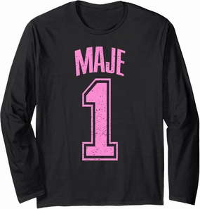 Maje Supporter Number 1 Biggest Fan Long Sleeve T-Shirt