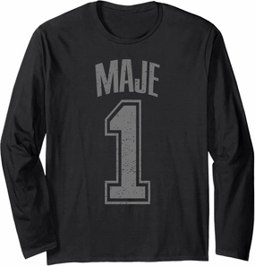 Maje Supporter Number 1 Biggest Fan Long Sleeve T-Shirt