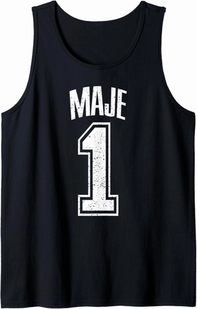 Maje Supporter Number 1 Biggest Fan Tank Top