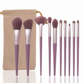 Makeup Brush Set of 10 Soft Hair Makeup Brush Loose Brush Son Full Set of Makeup Tools Loose Brush
