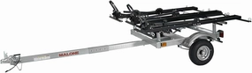 Malone MPG586B3 EcoLight 3 Bike Trailer with 3 Carriers | Supports Bicycles, Fat Bikes, and E-Bikes | 400 lbs Load Capacity | 20"-29" Wheels with up to 5" Wide Tires